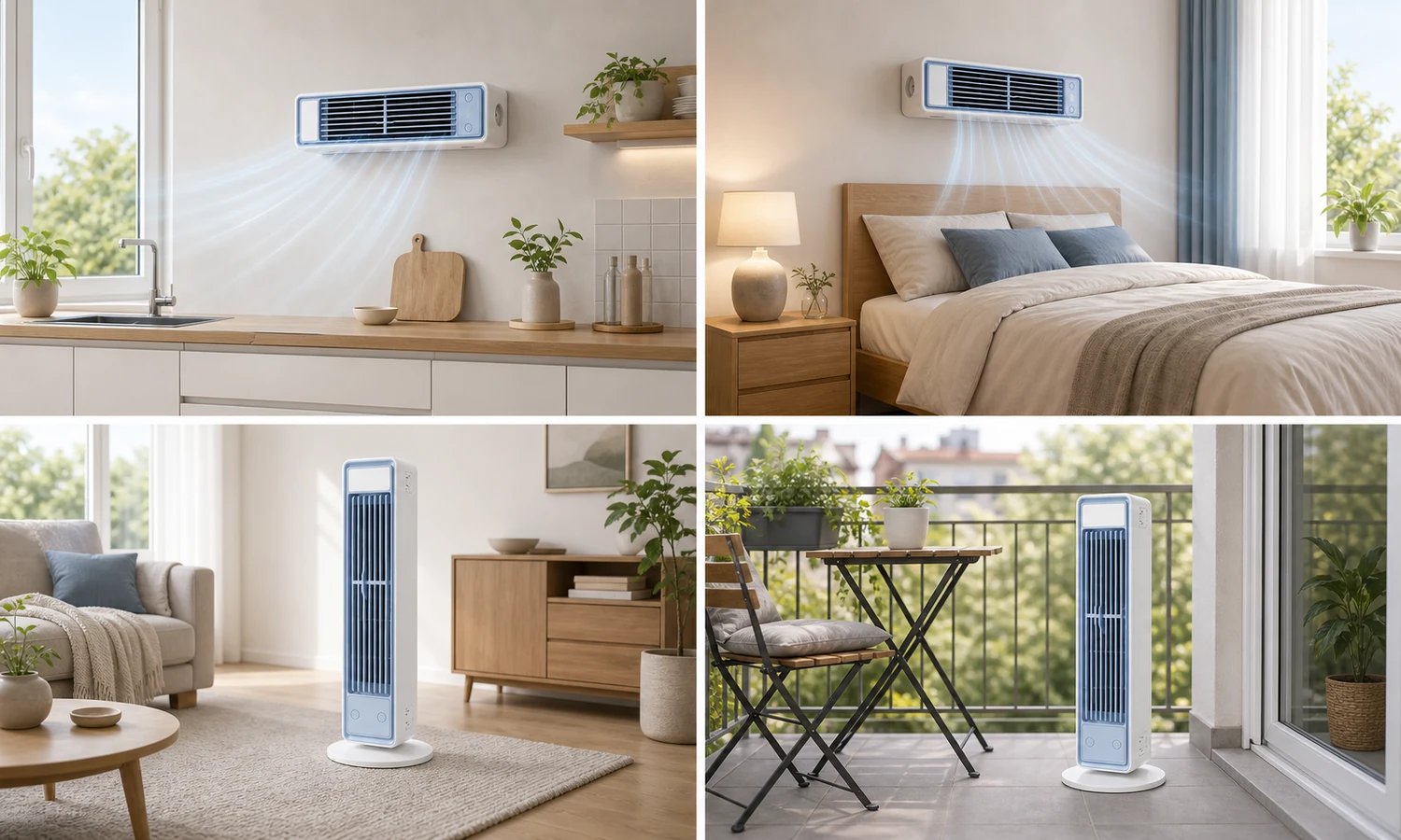 Nahaufnahme des Hatme Pleomschia All-in-One AC